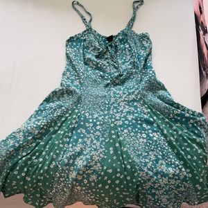 Teal flower dress!